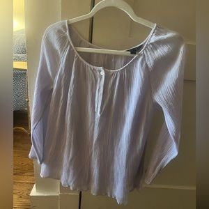 J crew purple shirt with cami, excellent condition!